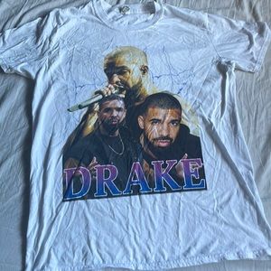 drake graphic tee siz m